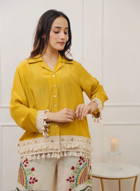 Premium Mustard Co-ord Set for Women |