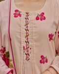 Floral Printed Cotton Kurta Set for Women with Dupatta